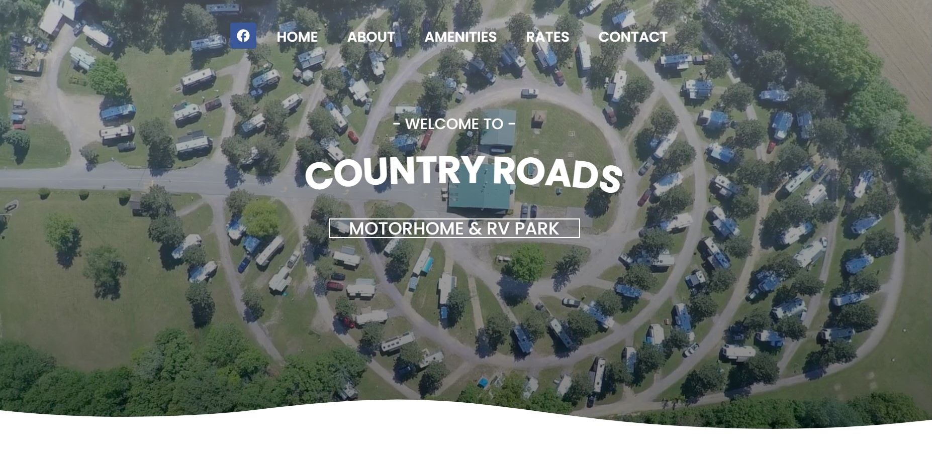 Web design and development project for Country Roads Motorhome & RV Park