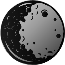 Moon graphic symbolizing growth and exploration in marketing